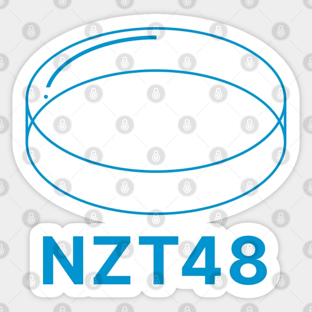 Limitless - NZT 48 Sticker by AO01